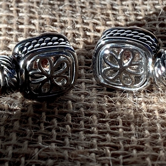 Juvell Two-Tone Yellow Citrine Twisted Cable Bracelet - Picture 5 of 12